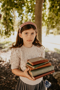 Red Gingham Printed Headband