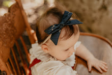 Navy Print Baby Band