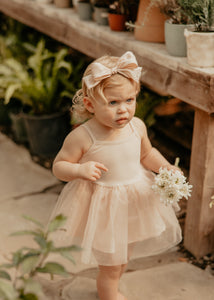 Pale Pink Silk Party Bow