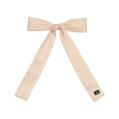 Pale Pink Oversized Silk Bow