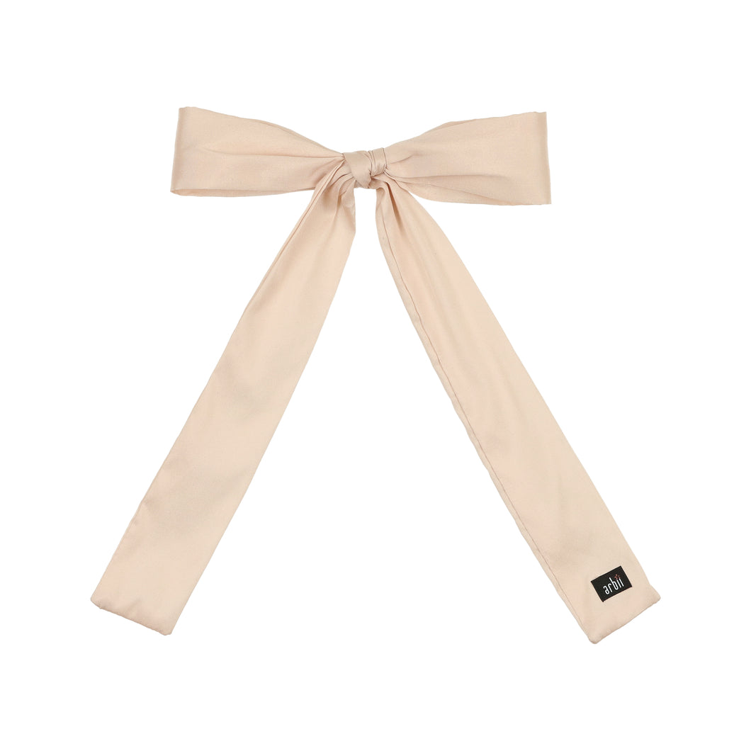 Pale Pink Oversized Silk Bow