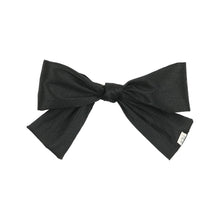 Black Silk Big Bow Clip