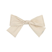 Ivory Silk Big Bow Clip