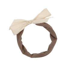 Mocha Suede Band with Silk Bow