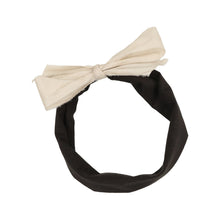 Black Suede Band with Silk Bow