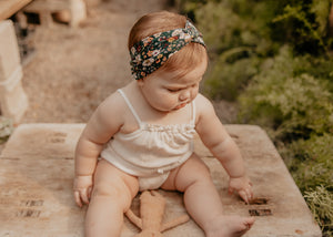 Multi Blossom Twisted Turban