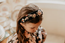 Black Velvet Embroidered Headband