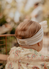 Ivory Silk Natural Bow Baby Band