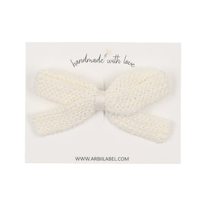 Crochet Ivory Clip